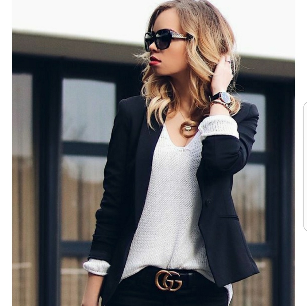 The Limited Black 2 Button Blazer